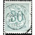 STAMP Belgium SG1342 1957 30c Lion Used