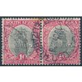 Union Definitive: 1d Pair - South Africa 1927 -...