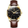 OLEVS 6898 Men Fashion Waterproof Dual Calendar...