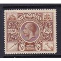 BERMUDA 1921 GV 1/4d MULTI-SCRIPT CA SIDEWAY MI...