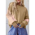 Sage Green Contrast Star Patchwork Exposed Seam...