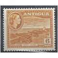 Antigua 1953 SG126 6c Yellow-Ochre Fine Mounted...
