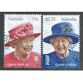 AUS 2015 SET 'QUEENS BIRTHDAY' (2v) FINE USED (...