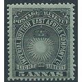 British East Africa 1895 SG29 5a Black/Grey-Blu...