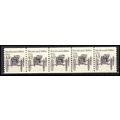 2124 4.9c Buckboard Fine MNH Dry Gum PNC 3/5 X0249