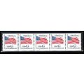 2890 32c G Old Glory Very Fine MNH PNC A1111/5 ...