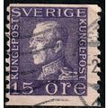 Sverige Sweden 1922 King Gustaf V 15ore Used Stamp