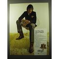 1970 Dingo Boots Ad - Joe Namath