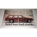 1980 Vauxhall Carlton Car Ad - Relief From Back Trouble