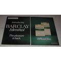 1981 2-page Barclay Menthol Cigarettes Ad - The Pleasure