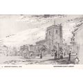 Standard size printed postcard of Newport Churc...