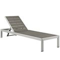 Outdoor Patio Aluminum Recliner Chaise Sun Loun...