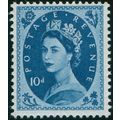 Great Britain 1955 10d Prussian blue SG 552 unused