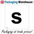 MA587 LETTER CHARACTER S SIGN WAREHOUSE SHELVIN...