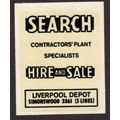 1971 Search Contractors & Ind. Plant, Liverpool...