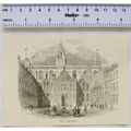 Vintage engraving: The Guildhall - exterior