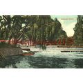 Marlow Weir, Bucks, England, Postcard, 1900/10s