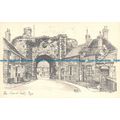 R138053 The Land Gate. Rye. Pencil Sketch Postcard