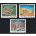 Kazakhstan Leopard Lynx Dune Cat Wild Cats 3v 1...