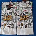 NEW Lot 2 STAR WARS Kitchen TOWELS Dish Hand Ba...