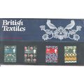 GB stamps 1982 Presentation Pack - SG - 1192-1195 - British Textiles