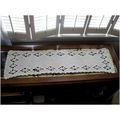 Vintage Retangle Natural Cotton Thread Crochet ...