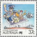 AUSTRALIA, Living Together, Postal Services, bl...