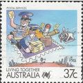 AUSTRALIA, Living Together, Postal Services, bl...