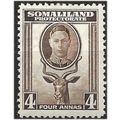 Somaliland Protectorate 1942 SG109 4a Sepia Mou...
