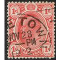 Transvaal 1905 1d Scarlet SG274 FU