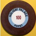 Holiday Palace. $100 Casino Chip. Poipet, Cambo...