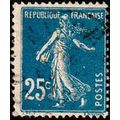 France 1906 Seed Sower 25c Used Stamp