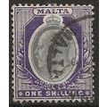 Malta 1903 SG44 1/- Grey & Violet Wmk Crown CA ...