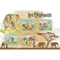CENTRAL AFRICA 2011 SHEET MNH ELEPHANTS ELEFANT...