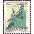 POLAND, Zodiac, Cancer (Rak), yellow 1996, 30 Gr,
