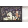 JOE NAMATH 2008 MASTERPIECE AUTOGRAPHED NEW YOR...