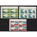 Cyprus Europa Communications 3v Corner Blocks o...