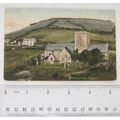 vintage postcard Branscombe Church