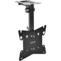 VIVO Black Manual Flip down Mount Folding Pitch...