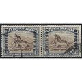 South Africa 1931 O10 1/- Brown & Deep Blue Off...
