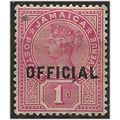 Jamaica 1890 O4 1d Rose OFFICIAL Mounted Mint ....