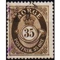 Norway. 1893 35ore S.G.150 Used