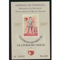Venezuela Stamp, 1967 Caracas Souvenir Sheet, M...