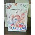 Name Birthday Card - Lee 01