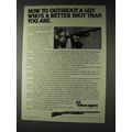 1973 Ithaca Gun Model 51 Shotgun Ad - Outshoot a Guy
