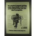 1977 Mariner Outboard Motor Ad - Longest-Lasting