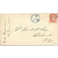 Stanbridge, Quebec split ring cancel, 1884,