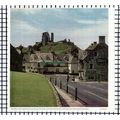 X1390) Greyhound Hotel Corfe Castle Dorset - 19...