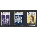 BRUNEI 1977 SILVER JUBILEE SG 264/ 266 SET 3 VA...