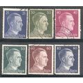 Germany 1941 - SG783-88 - Hitler Heads x 6 - us...